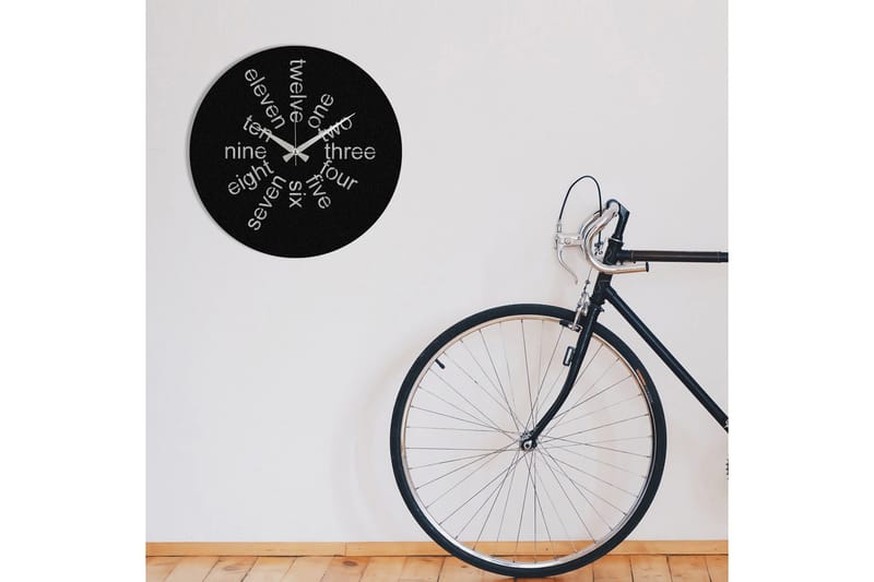 Hati - Svart - Inredning - Väggdekor - Väggklocka & väggur