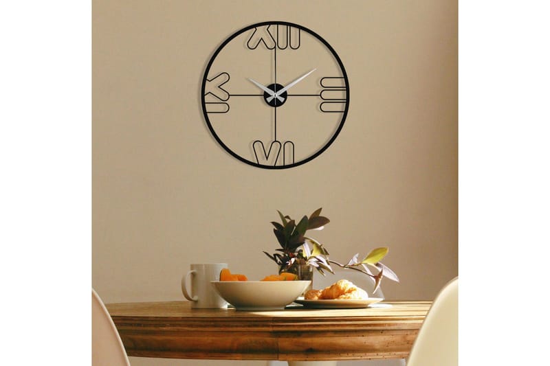 Mali - Svart - Inredning - Väggdekor - Väggklocka & väggur