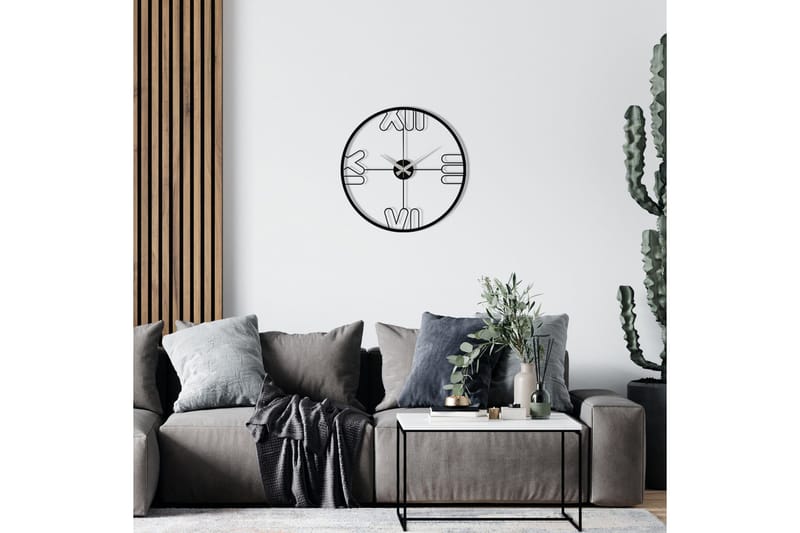 Mali - Svart - Inredning - Väggdekor - Väggklocka & väggur