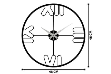 Mali - Svart - Inredning - Väggdekor - Väggklocka & väggur