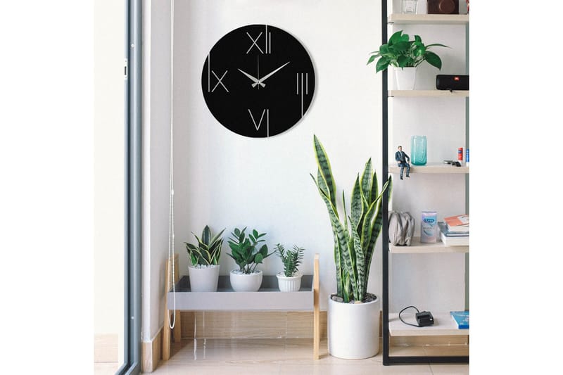 One - Svart - Inredning - Väggdekor - Väggklocka & väggur