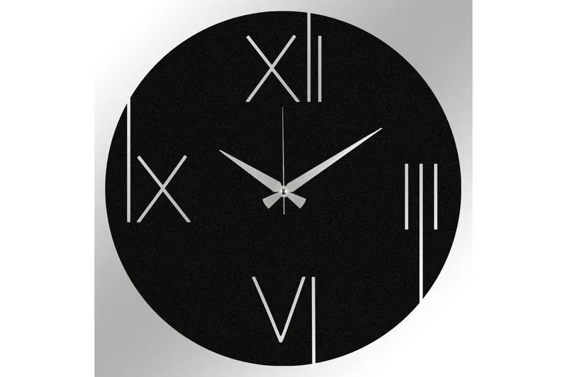 One - Svart - Inredning - Väggdekor - Väggklocka & väggur