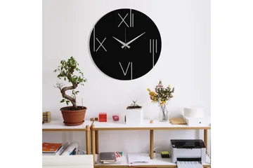 One - Svart - Inredning - Väggdekor - Väggklocka & väggur