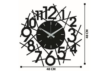 Rasputin - Svart - Inredning - Väggdekor - Väggklocka & väggur