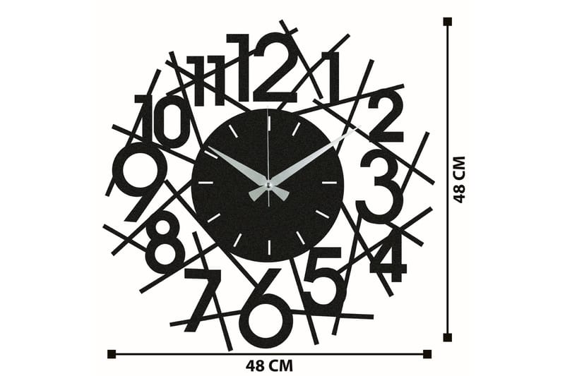 Rasputin - Svart - Inredning - Väggdekor - Väggklocka & väggur