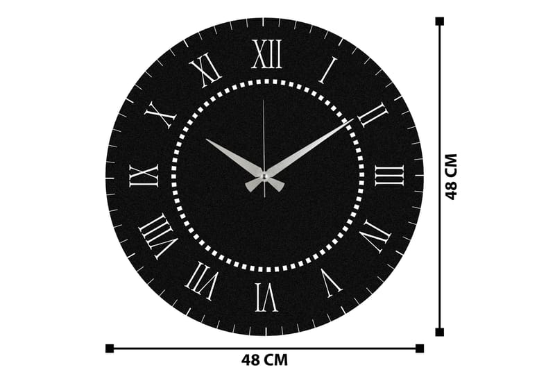 Seven Love - Svart - Inredning - Väggdekor - Väggklocka & väggur