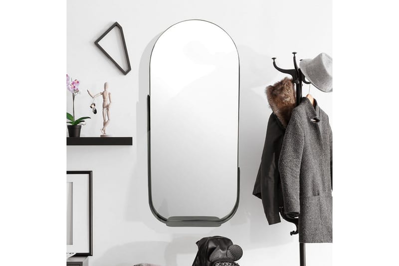 Spegel Wohnling Asymmetrisk metallram oval 90 cm - Inredning - Väggdekor - Dekorplast & kakeldekor