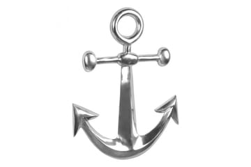 Väggdekoration Wohnling Ankare Maritim Handpolerad Aluminiumgjutning Modern - Inredning - Dekoration & inredningsdetaljer