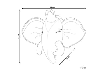 Väggdekorationer för barn Tantor - Inredning - Barnrum inredning - Dekoration barnrum