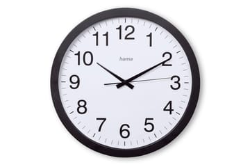 Väggklocka Hama Aruba 40 cm - Svart - Inredning - Väggdekor - Väggklocka & väggur
