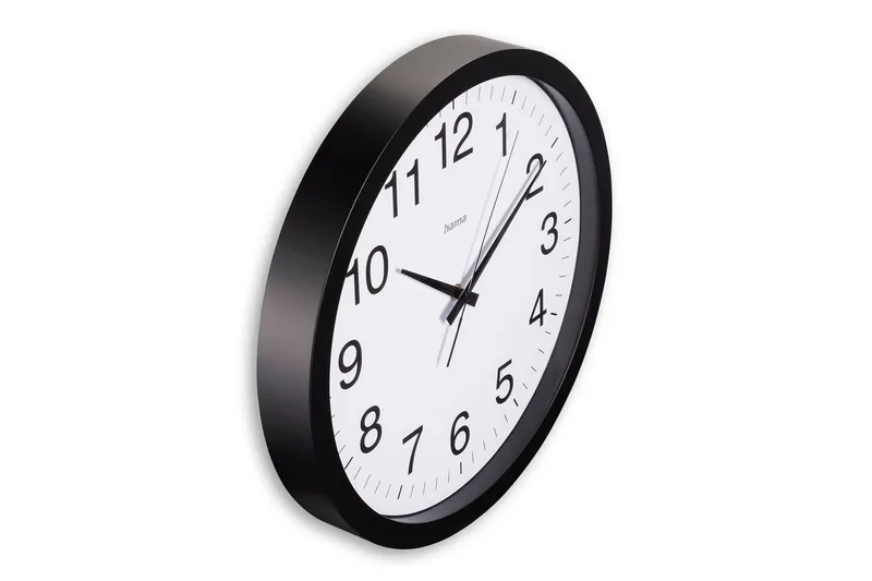 Väggklocka Hama Aruba 40 cm - Svart - Inredning - Väggdekor - Väggklocka & väggur