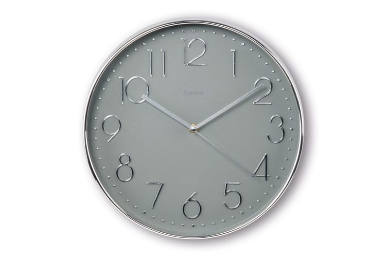 Väggklocka Hama Corsica 30 cm, Silver