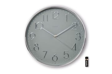Väggklocka Hama Corsica 30 cm - Silver - Inredning - Väggdekor - Väggklocka & väggur