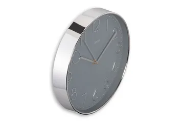 Väggklocka Hama Corsica 30 cm - Silver - Inredning - Väggdekor - Väggklocka & väggur