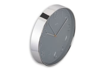 Väggklocka Hama Corsica 30 cm - Silver - Inredning - Väggdekor - Väggklocka & väggur