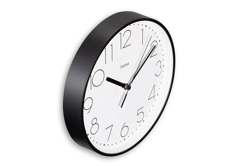 Väggklocka Hama Salina 22 cm - Svart - Inredning - Väggdekor - Väggklocka & väggur