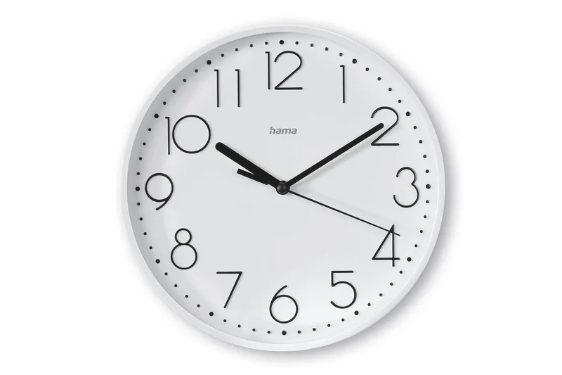 Väggklocka Hama Salina 22 cm, Vit