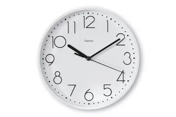 Väggklocka Hama Salina 22 cm - Vit - Inredning - Väggdekor - Väggklocka & väggur