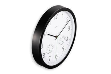 Väggklocka Hama Santorini 30 cm Svart - Svart - Inredning - Väggdekor - Väggklocka & väggur