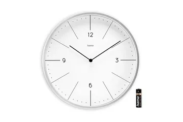 Väggklocka Hama Sardinia 30 cm Grå - Vit - Inredning - Väggdekor - Väggklocka & väggur