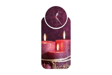 2-Delar - Flerfärgad - Inredning - Väggdekor - Väggklocka & väggur