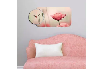 2-Delar - Flerfärgad - Inredning - Väggdekor - Väggklocka & väggur