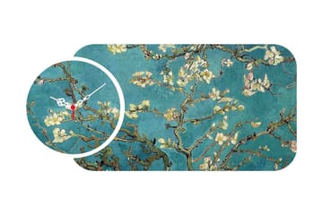 2-Delar - Flerfärgad - Inredning - Väggdekor - Väggklocka & väggur