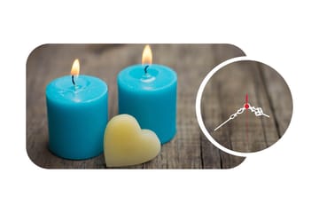 2-Delar - Flerfärgad - Inredning - Väggdekor - Väggklocka & väggur