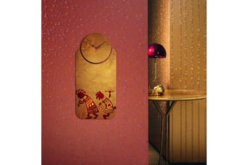 2-Delar - Flerfärgad - Inredning - Väggdekor - Väggklocka & väggur