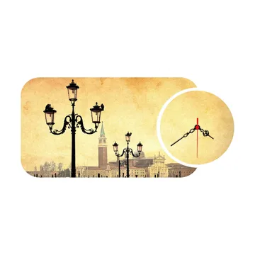 2-Delar - Flerfärgad - Inredning - Väggdekor - Väggklocka & väggur