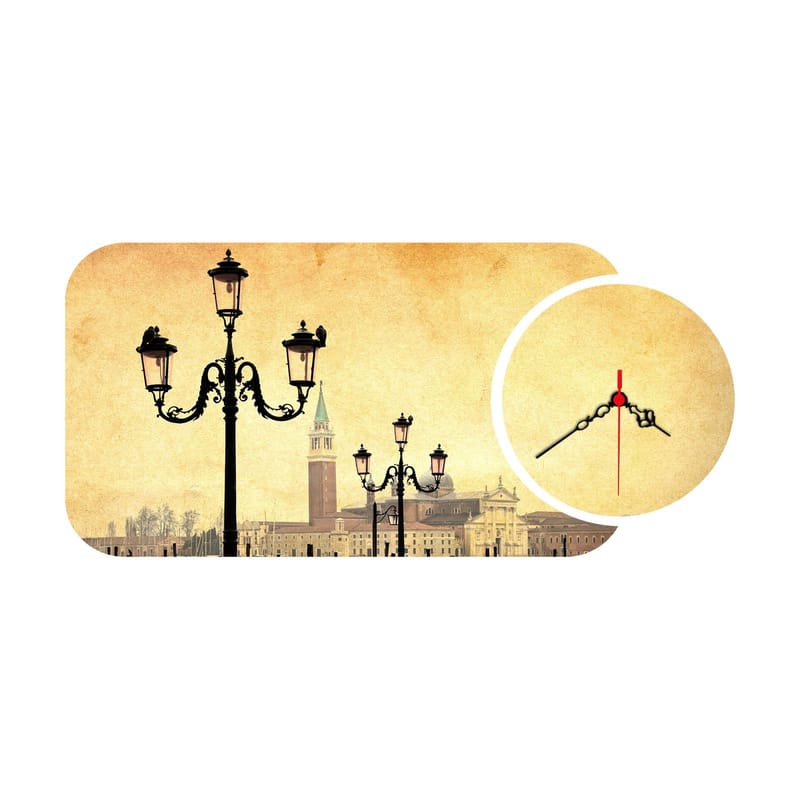 2-Delar - Flerfärgad - Inredning - Väggdekor - Väggklocka & väggur