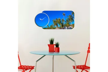 2-Delar - Flerfärgad - Inredning - Väggdekor - Väggklocka & väggur