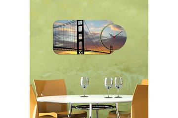 2-Delar - Flerfärgad - Inredning - Väggdekor - Väggklocka & väggur