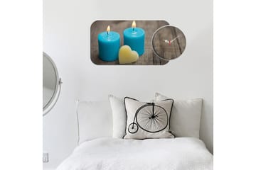 2-Delar - Flerfärgad - Inredning - Väggdekor - Väggklocka & väggur