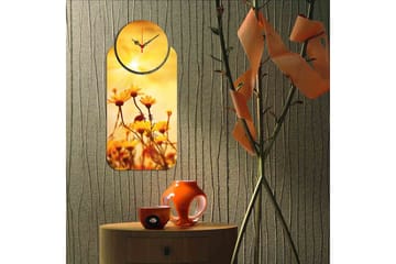 2-Delar - Flerfärgad - Inredning - Väggdekor - Väggklocka & väggur