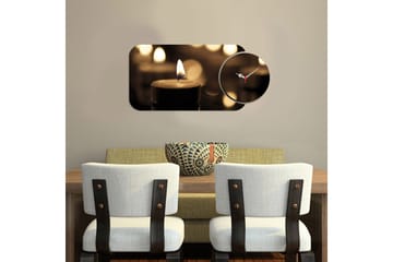 2-Delar - Flerfärgad - Inredning - Väggdekor - Väggklocka & väggur