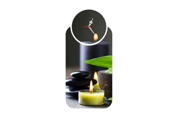 2-Delar - Flerfärgad - Inredning - Väggdekor - Väggklocka & väggur