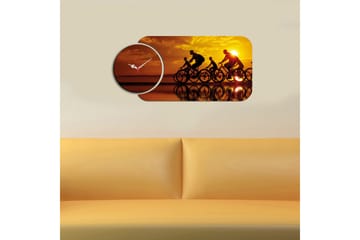 2-Delar - Flerfärgad - Inredning - Väggdekor - Väggklocka & väggur