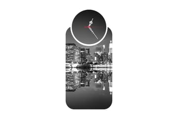 2-Delar - Flerfärgad - Inredning - Väggdekor - Väggklocka & väggur