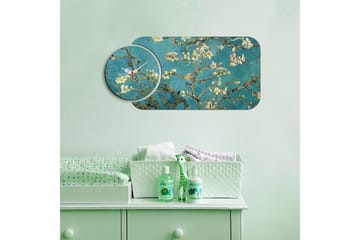 2-Delar - Flerfärgad - Inredning - Väggdekor - Väggklocka & väggur