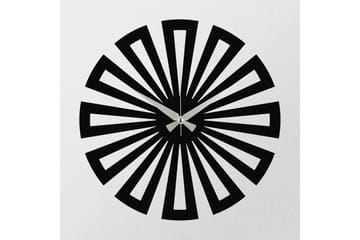 Achterdis Väggklocka Fyrkantiga Mönster - Svart - Inredning - Väggdekor - Väggklocka & väggur