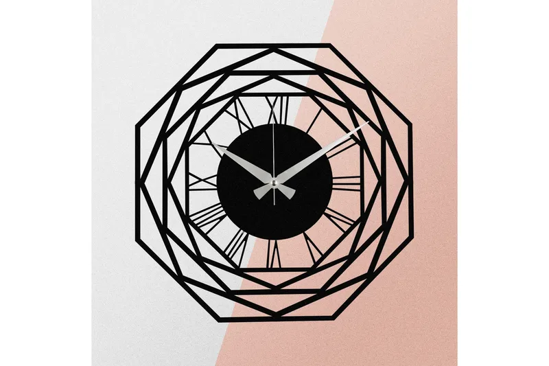 Achterdis Väggklocka - Svart - Inredning - Väggdekor - Väggklocka & väggur