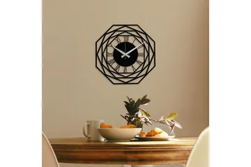 Achterdis Väggklocka - Svart - Inredning - Väggdekor - Väggklocka & väggur