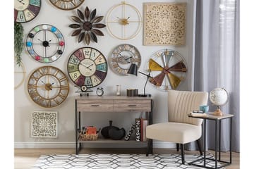 Beinwil Väggklocka 55 cm - Brun - Inredning - Väggdekor - Väggklocka & väggur