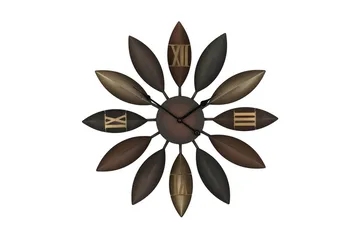 Beinwil Väggklocka 55 cm - Brun - Inredning - Väggdekor - Väggklocka & väggur