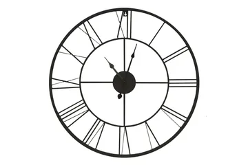 Black klocka - 60x60 cm - Inredning - Väggdekor - Väggklocka & väggur