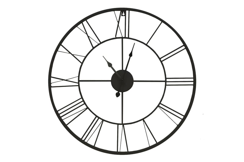 Black klocka, 60x60 cm