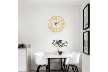 Dekoration Väggklocka - Guld - Inredning - Väggdekor - Väggklocka & väggur