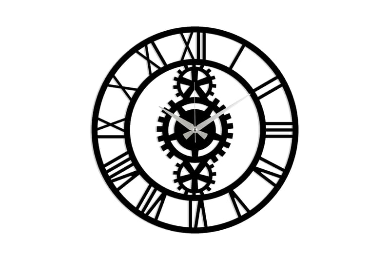 Dekoration Väggklocka - Svart - Inredning - Väggdekor - Väggklocka & väggur