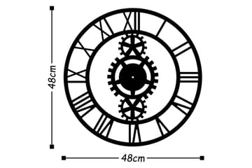 Dekoration Väggklocka - Svart - Inredning - Väggdekor - Väggklocka & väggur